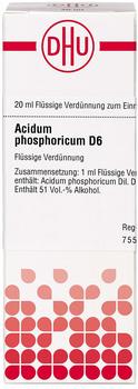 DHU Acidum Phosphoricum D 6 Dilution (20 ml)