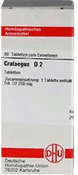 DHU Crataegus D 2 Tabletten (80 Stk.)