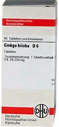 DHU Ginkgo Biloba D 6 Tabletten (80 Stk.)