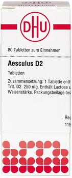 DHU Aesculus D 2 Tabletten (80 Stk.)