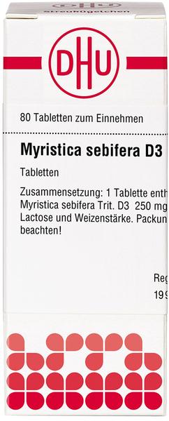DHU Myristica Sebifera D 3 Tabletten (80 Stk.)