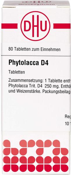 DHU Phytolacca D 4 Tabletten (80 Stk.)