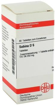 DHU Sabina D 6 Tabletten (80 Stk.)