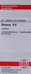 DHU Drosera D 6 Tabletten (80 Stk.)