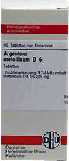 DHU Argentum Metallicum D 6 Tabletten (80 Stk.)