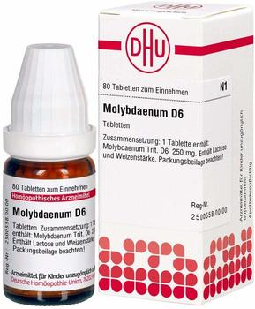 DHU Molybdaenum D 6 Tabletten (80 Stk.)