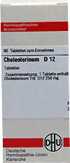 DHU Cholesterinum D 12 Tabletten (80 Stk.)