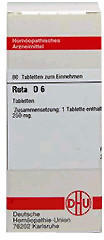 DHU Ruta D 6 Tabletten (80 Stk.)