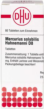 DHU Mercurius Solub. D 8 Tabletten Hahnem. (80 Stk.)