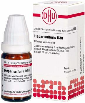 DHU Hepar Sulfuris D 30 Dilution (20 ml)