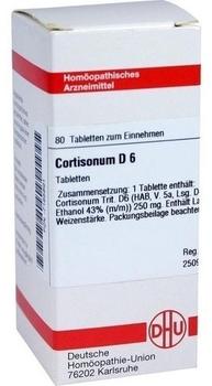 DHU Cortisonum D 6 Tabletten (80 Stk.)