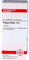 Ginkgo Biloba D 4 Tabletten 80 St