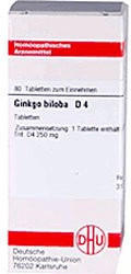 DHU Ginkgo Biloba D 4 Tabletten (80 Stk.)