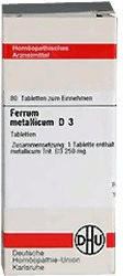 DHU Ferrum Metallicum D 3 Tabletten (80 Stk.)