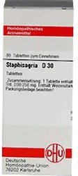 DHU Staphisagria D 30 Tabletten (80 Stk.)