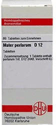 DHU Mater Perlarum D 12 Tabletten (80 Stk.)