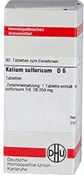 DHU Kalium Sulfuricum D 6 Tabletten (80 Stk.)