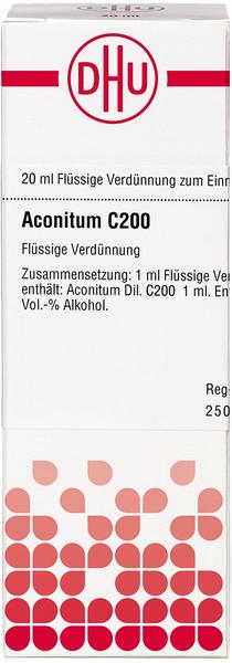 DHU Aconitum C 200 Dilution (20 ml)
