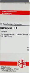 DHU Hamamelis D 4 Tabletten (80 Stk.)