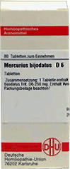 DHU Mercurius Bijodat. D 6 Tabletten (80 Stk.)
