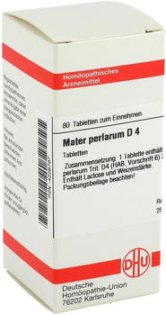 DHU Mater Perlarum D 4 Tabletten (80 Stk.)