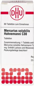 DHU Mercurius Solub. C 30 Tabletten Hahnem. (80 Stk.)