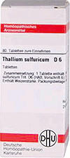 DHU Thallium Sulf. D 6 Tabletten (80 Stk.)