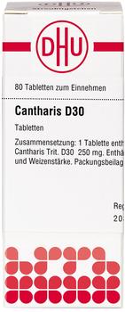 DHU Cantharis D 30 Tabletten (80 Stk.)