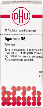 DHU Agaricus D 6 Tabletten (80 Stk.)