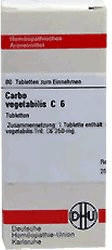 DHU Carbo Vegetabilis C 6 Tabletten (80 Stk.)