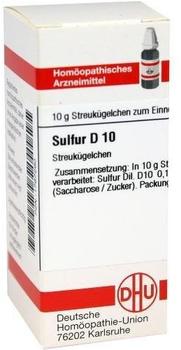 DHU Sulfur D 10 Globuli (10 g)
