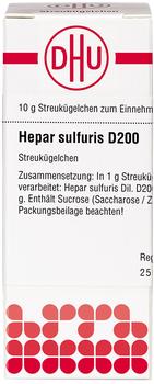 DHU Hepar Sulfuris D 200 Globuli (10 g)
