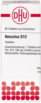 DHU Aesculus D 12 Tabletten (80 Stk.)