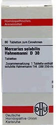 DHU Mercurius Solub. D 30 Tabletten Hahnem. (80 Stk.)