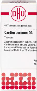 DHU Cardiospermum D 3 Tabletten (80 Stk.)