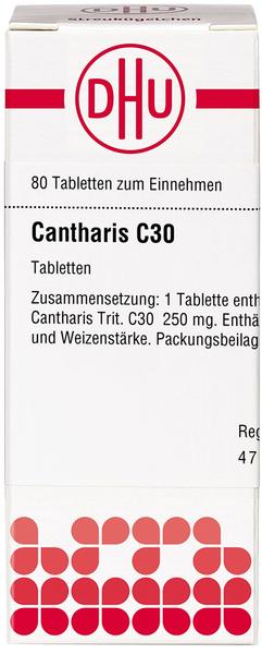 DHU Cantharis C 30 Tabletten (80 Stk.)