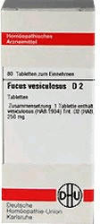 DHU Fucus Vesiculosus D 2 Tabletten (80 Stk.)