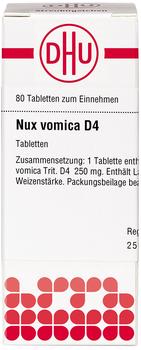 DHU Nux Vomica D 4 Tabletten (80 Stk.)
