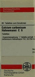 DHU Calcium Carbonicum C 6 Tabletten Hahnemanni (80 Stk.)
