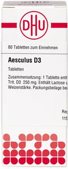 DHU Aesculus D 3 Tabletten (80 Stk.)