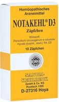 NOTAKEHL D 3 Z&auml;pfchen 10 St
