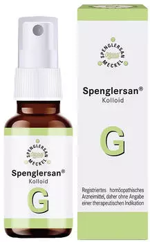 Meckel-Spenglersan Kolloid G Einreibung (20 ml)