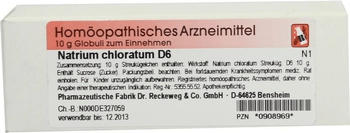 Dr. Reckeweg Natrium chloratum D6 Globuli (10 g)