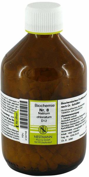 Nestmann Biochemie 8 Natrium Chloratum D 12 Tabletten (1000 Stk.)