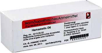 Dr. Reckeweg Hamamelis D6 Globuli (10 g)