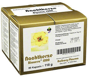 Aalborg Pharma Nachtkerze Bioxera 1000 Kapseln (160 Stk.)