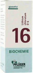 A. Pflüger Biochemie 16 Lithium Chlorat.D 6 Tabletten (100 Stk.)