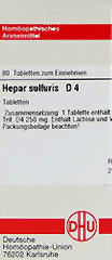 DHU Hepar Sulf D 4 Tabletten (80 Stk.)
