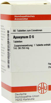 DHU Apocynum D 6 Tabletten (80 Stk.)