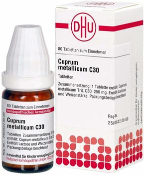 DHU Cuprum Met C30 Tabletten (80 Stk.)